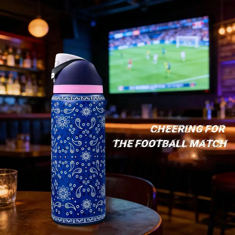 In A Variety Of Colors DoubleWalled Insulated Stainless Steel Outdoor Sports Water Bottle, Travel Water Bottle,32oz 945ml Bicyc