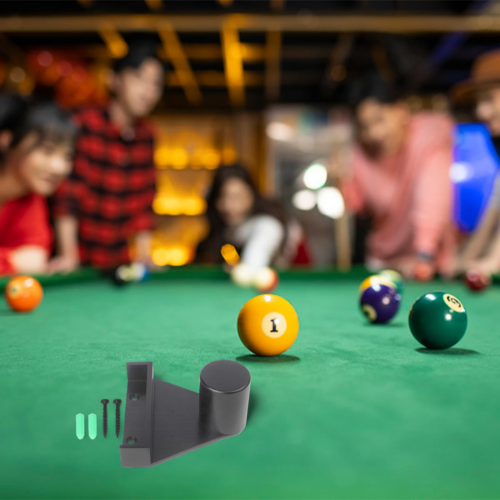 حامل الطباشير البلياردو رف تخزين معلق على الحائط رف مثلث لغرفة البلياردو رف مثلث لطاولة البلياردو