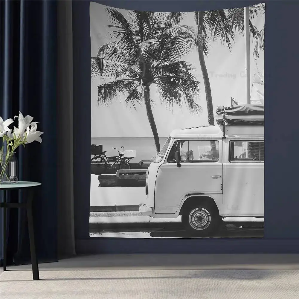 

Japanese Tattoo Samurai Cat 80S Retro DIY Wall Tapestry For Living Room Home Dorm Decor Wall Art Decor