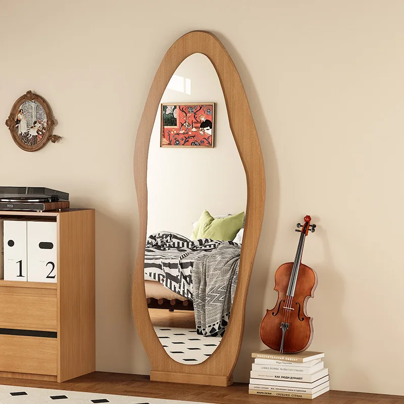 

YFY full-body mirror floor-to-ceiling mirror household full-length can be hung Keli Internet clothing store special-shaped