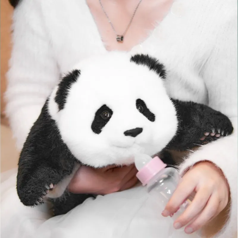 Genuine Panda Fabrik  Huahua Simulation Riesen Panda Puppe Plüschtiere Geben Geburtstags Geschenke An Männer Und Frauen Doll