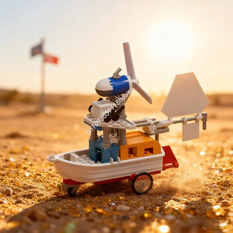 

106pcs MOC Wacky Races Themed Soap Box 3 Carsed Model Building Blocks Construction DIY Toys Creative Christmas Gifts Idea Brick