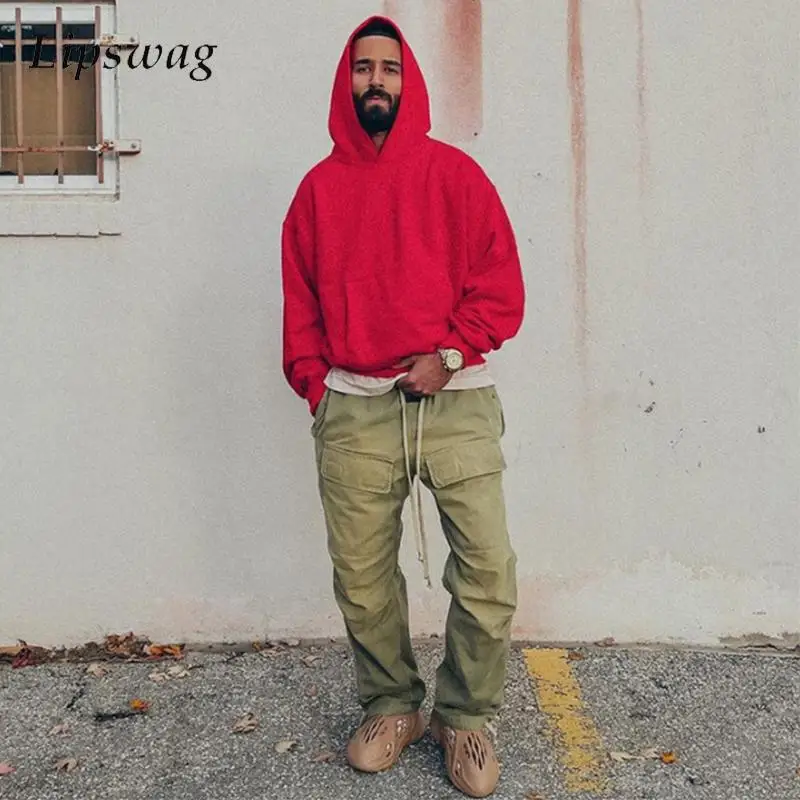 

New Fashion Fleece Liner Hoodies For Men Sweatshirts Winter Thick Fleece Hooded Sweatshirt Spring Casual Mens Hoodie Streetwear