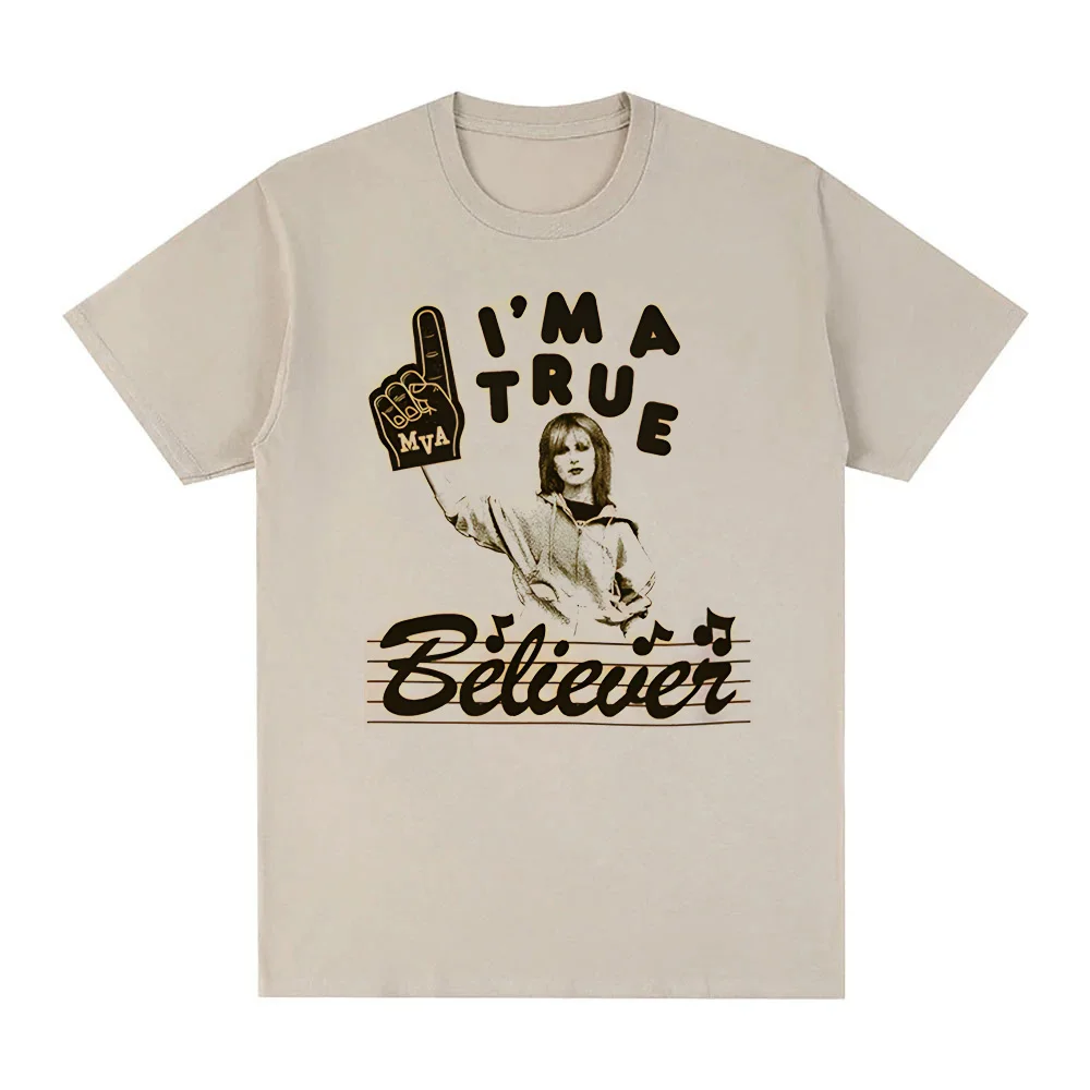Camiseta True Believer Mustard de verano 2026 para fanáticos de Hayley Williams, camisetas cómodas de alta calidad con estampado gráfico de cantante, cuello redondo