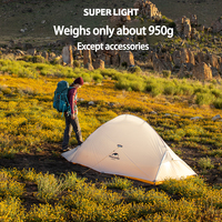 Naturehike Cloud Up Pro 2 Person Camping Tent Ultralight Waterproof 20D Nylon Portable Mat Hiking Beach Fishing Trekking Shelter