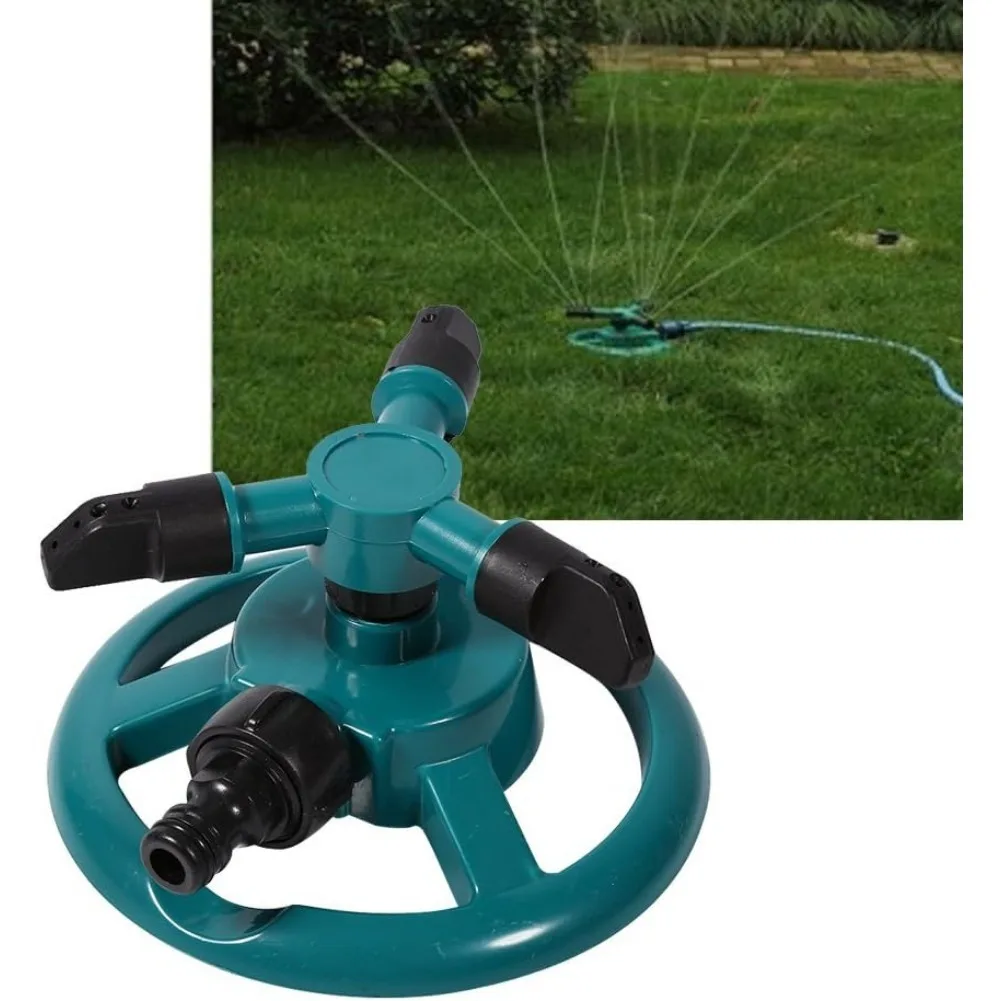 1 Stück grüner Gartensprinkler mit verstellbarer Düse, 360-Grad-Drehung, einfache Installation, langlebiger Kunststoff, mehrkomponentig – Detail 8