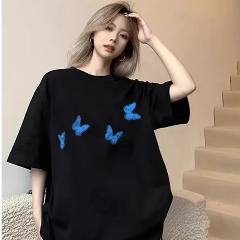 

Korean Version of Niche Casual Trendy Short-sleeved Summer Loose Women's Comfortable Top