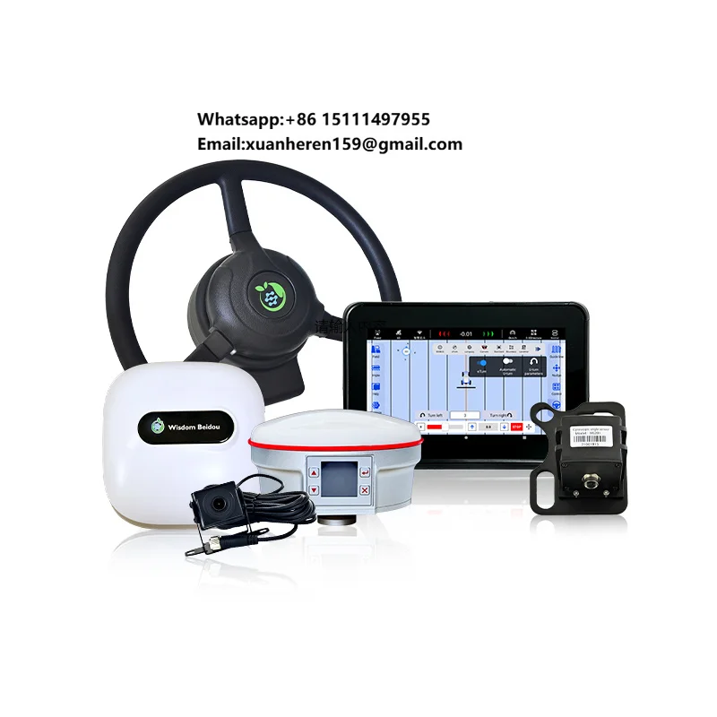 Sistema de Dirección Automática AS301 GPS RTK GNSS, Equipo de Agricultura, Sistema de Guiado Agrícola para Tractor