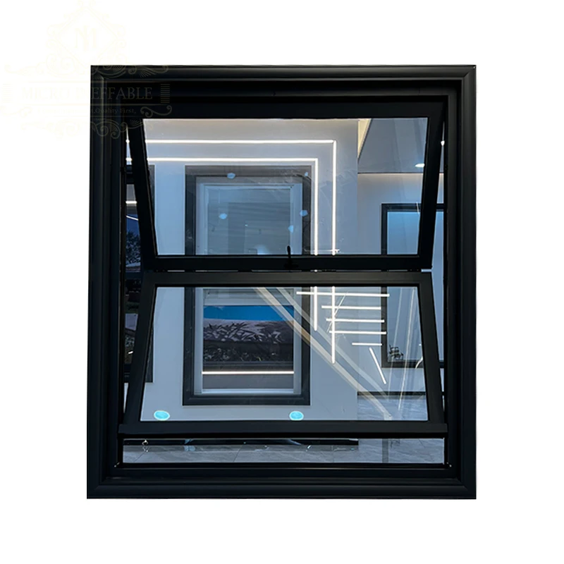 Cheap Price Superior Quality Reflective Glass Thermal Break Hurricane Poof Aluminum Vertical Folding Window