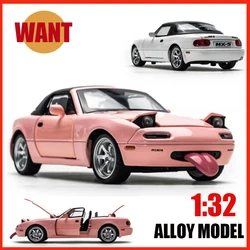 Open Cars 1:32 Alloy Diecast  Simulation Exquisite Model Toys Cute Appearance Sound Light Boy girl toys birthday Gifts