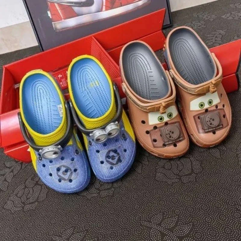 Nuova tendenza sportiva e casual, Car Adventure Minions, scarpe da spiaggia e pantofole casual traspiranti