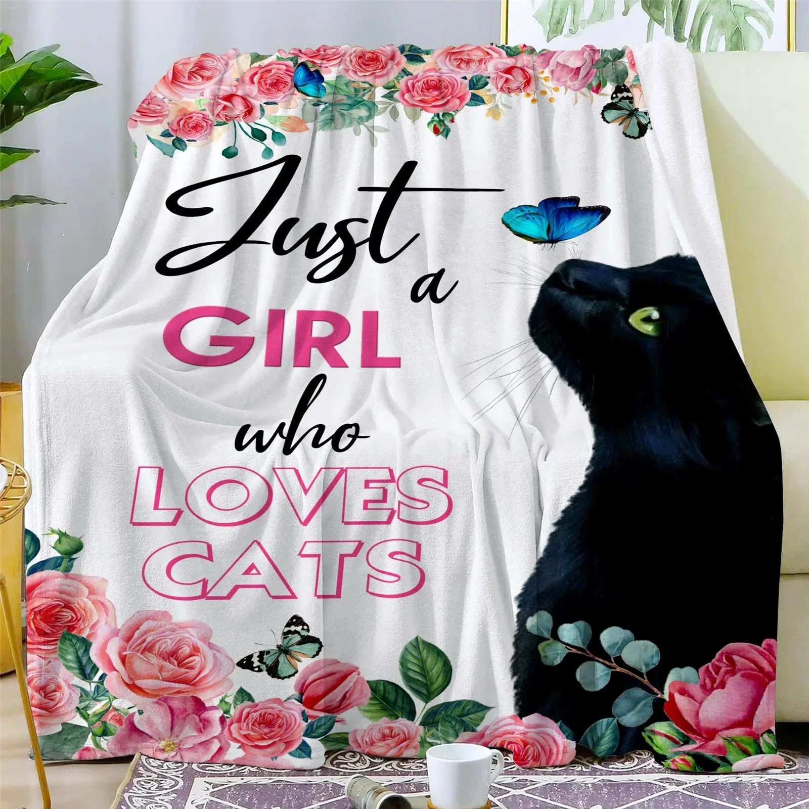 

3D Printed Baby Blanket Quality Super Soft Warm Lightweight Flannel Babes Carpet Picnic Travel Bed Sofa Chair Applicable Seasons