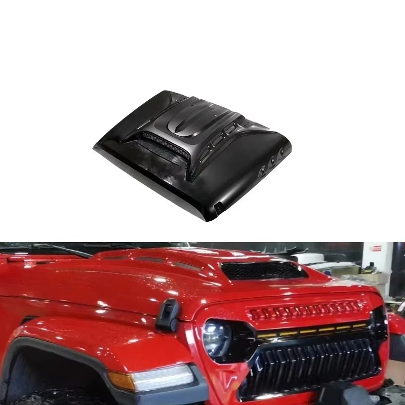 

High Quality 4x4 Accessory Engine Hood for 18-24 Wrangler JK JL Modified Warcraft Hood