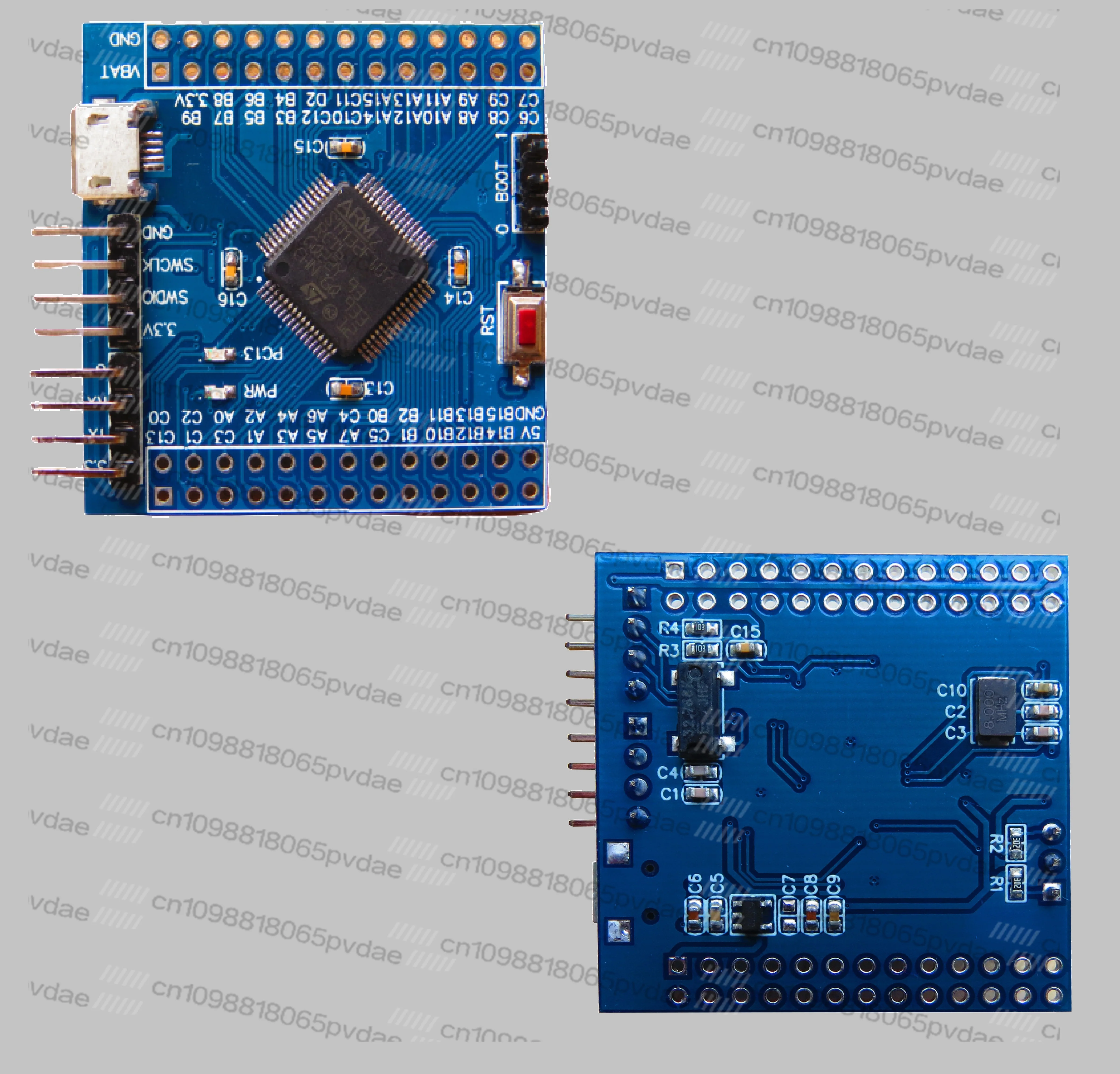 Stm32f107rct6 Core Board Stm32f107 Single Chip Microcomputer System Large Capacity Development Board