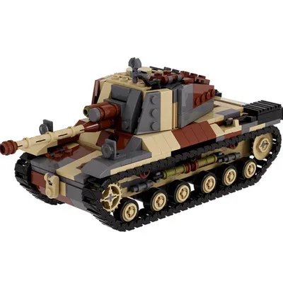 MOC Military WW2 Germany Tank Weapon Vehicle Building Block Army Figure Soldiers Infantry Gun  Accessories Gifts Toy