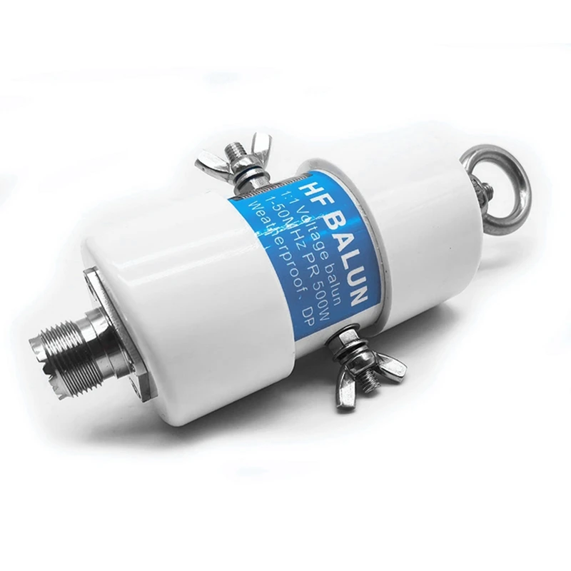 Universale 1:1 HF Balun impermeabile per banda 160M - 6M (1.8 - 50Mhz) 500W per Antenna a onde corte Balun Short Wave