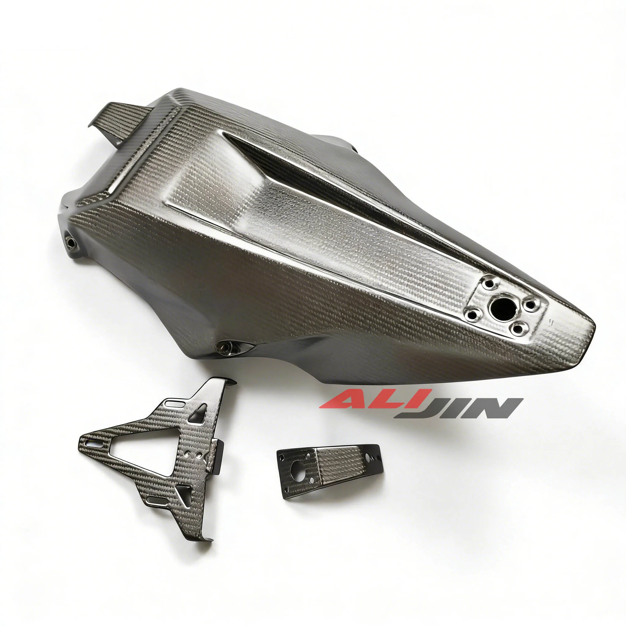 

Motorcycle Real Dry Carbon Fiber Fairing Panel Cowling For KTM 1290 Super Duke R 2020-2023 Rear Tail Passenger Lower Plate Cover