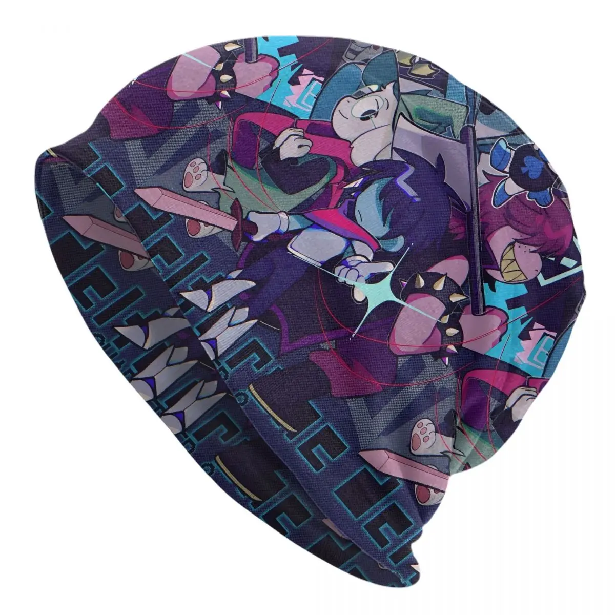 Adventure   Deltarune Bonnet Hats Autumn Winter Outdoor Role-Playing Skullies Beanies Hats Unisex Warm Dual-use Caps