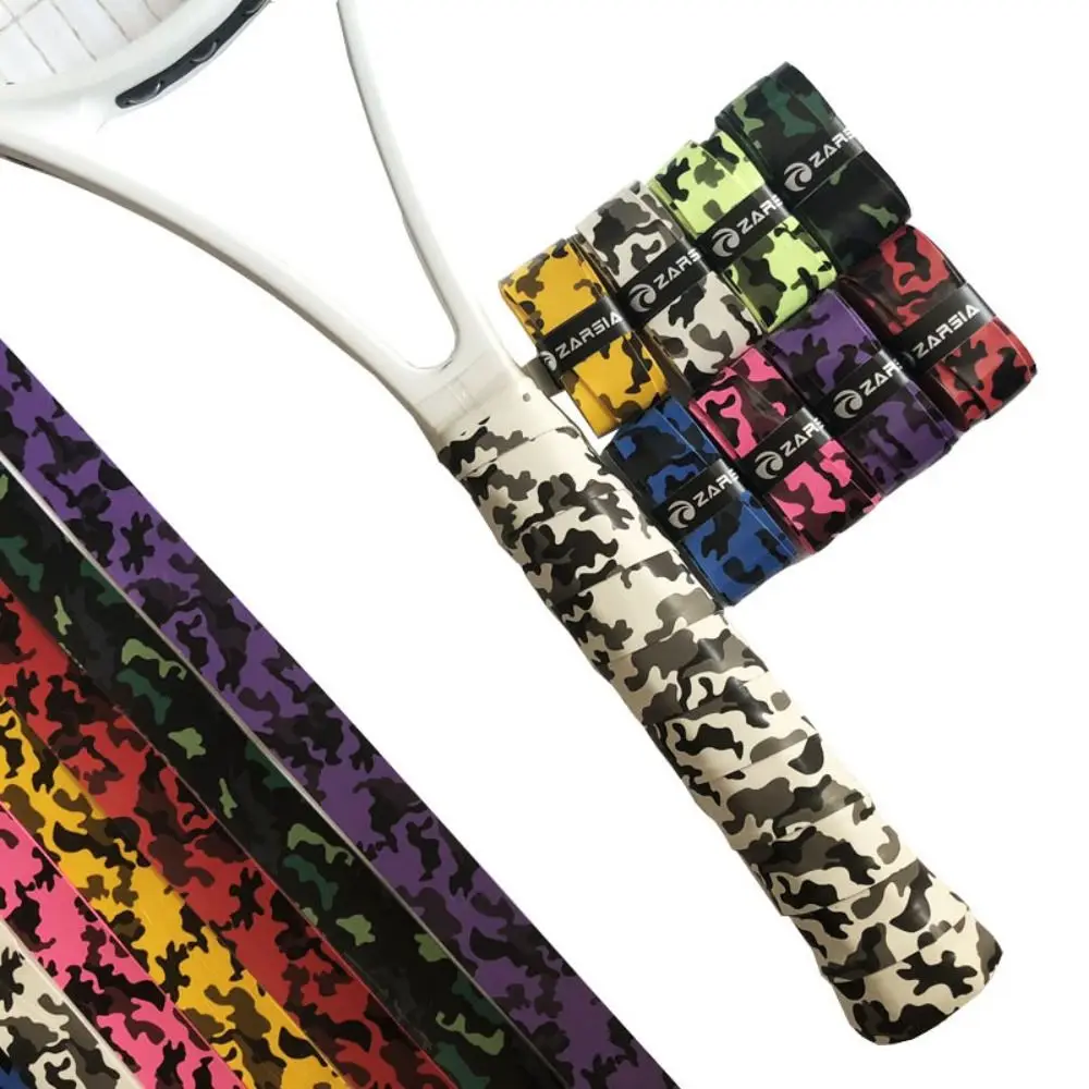 

Durable Multicolor Badminton Racket Grip Tape 110*2.5cm Anti-slip Band Racquet Overgrips Fishing Rod Sweat Absorbed Sweatband