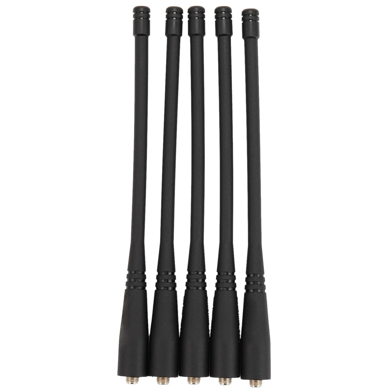 5Pcs Dual Band Sma-Female 17Cm Length Antenna for Baofeng Uv-5R Uv-82 Gt-3 Uv-9R Plus Walkie Talkie