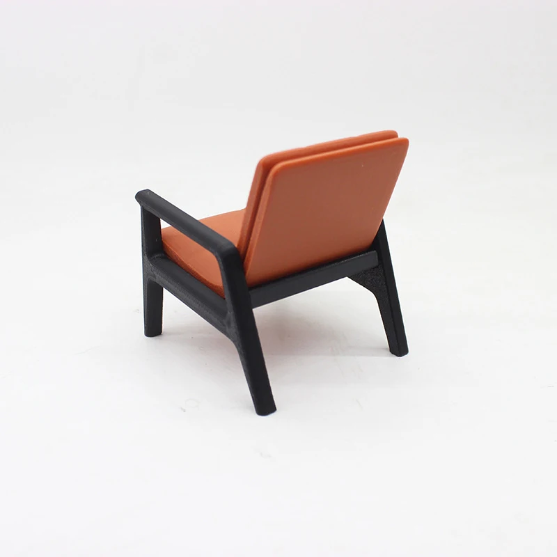1/12 domek dla lalek imitacja Sofa krzesło stolik do herbaty Model lalki dom salon dekoracja mebli lalki akcesoria do sceny domowej