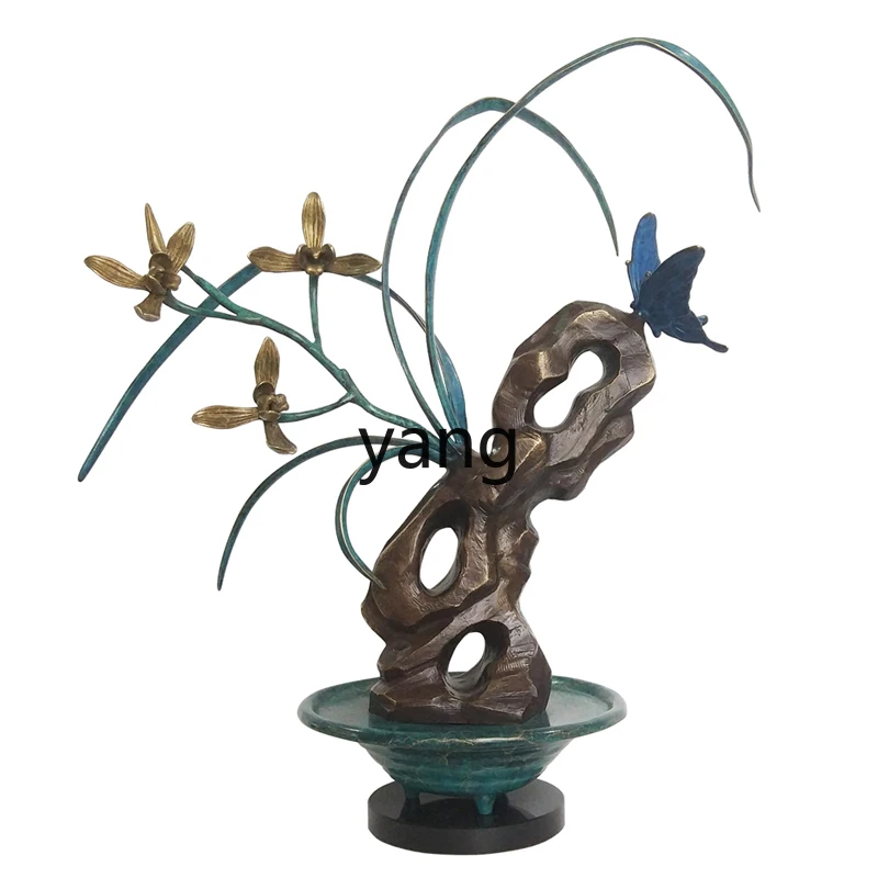 LZR Songhe Chengxiang desktop ornament office bookshelf desk study store decoration copper decoration