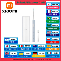 XIAOMI MIJIA T200/T200C Sonic Electric Toothbrush,USB‑C 25 Day Battery,IPX7 Waterproof,2 Mode,2 Brush Heads,Whitening Toothbrush
