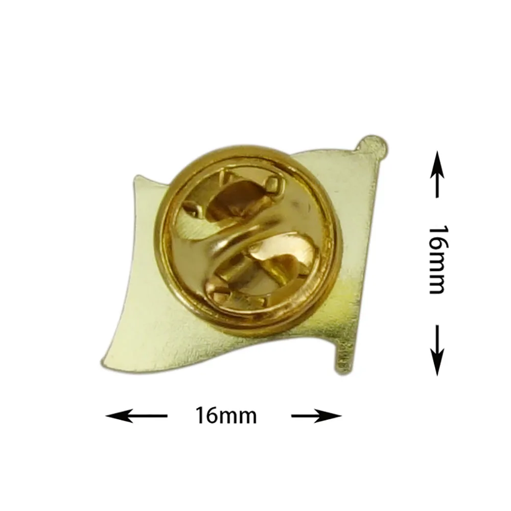 10 قطعة حزمة-خريطة خط الاستواء المعادن العلم التلبيب دبابيس-شارة معدنية جمع دبابيس الهدايا