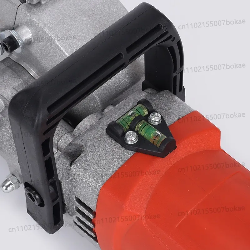 Wall concrete, stone, cement slotting machine for one-time installation of water and electricity