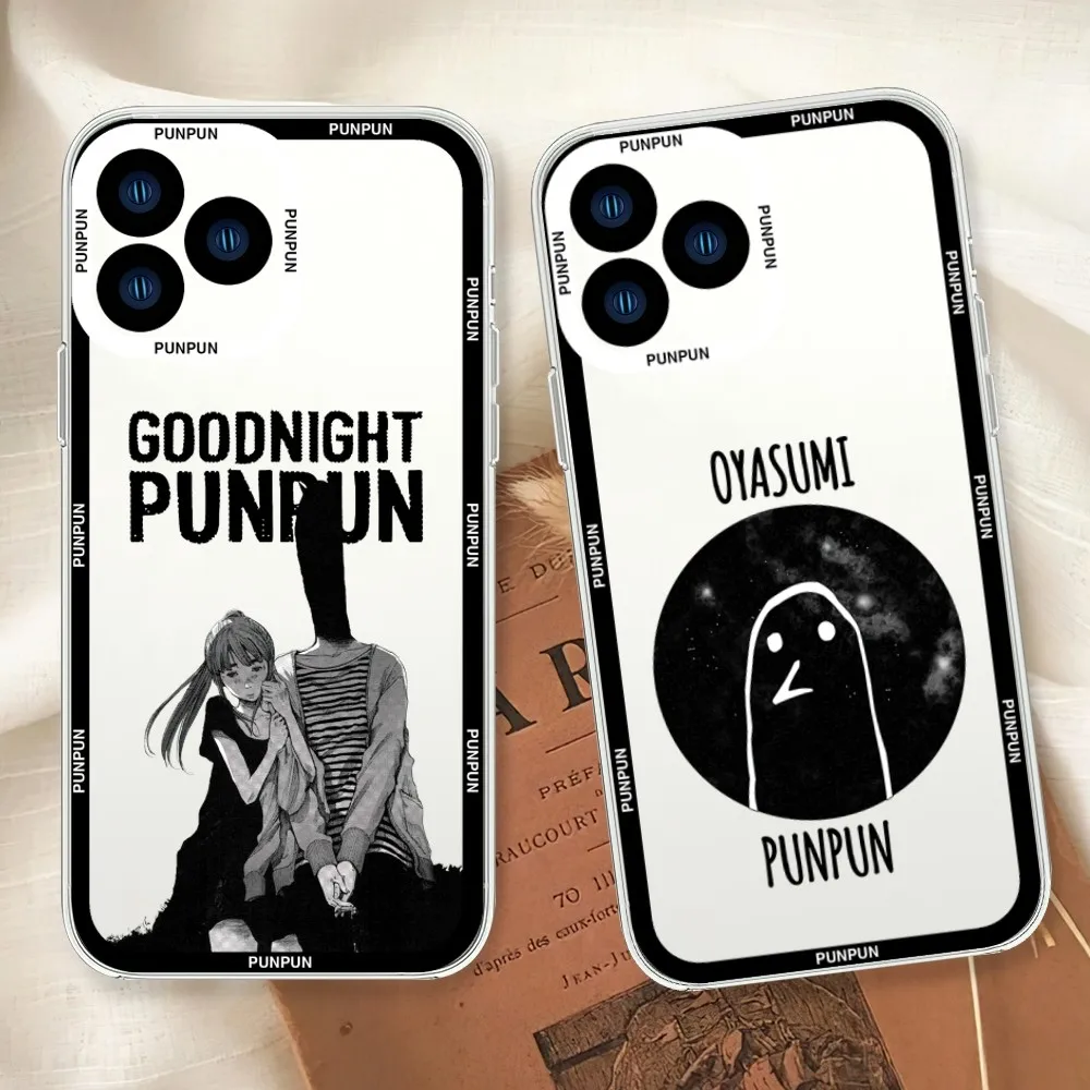 Japan Oyasumi Punpun Phone Case For iphone 11 12 13 14 15 Mini Plus Pro Max Transparent Shell