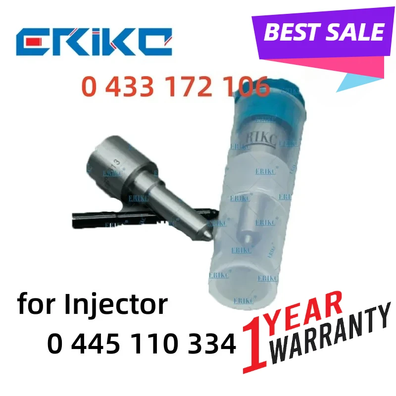 ERIKC DLLA149P1813 Common Rail Injector Nozzle DLLA149P 1813 OEM 0433 172 106 Fuel Sprayer DLLA 149 P1813 for 0445110334