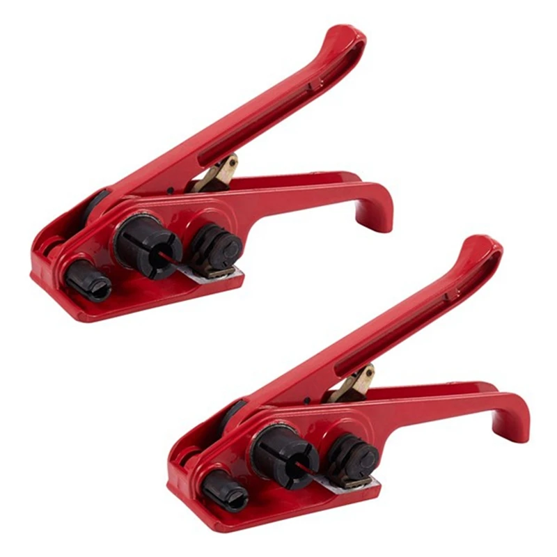 

A44Z-Belt Tensioner Pet Plastic Strapping Machine Baler Manual Tensioner Plastical Pack Hand Tools Handpack Tools, 2Pcs