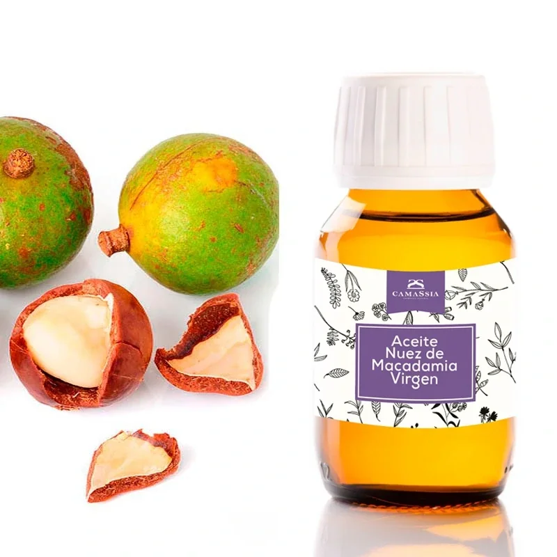 Camassia Aceite de nuez de macadamia virgen | Aceites vegetales | de primera presión en frío