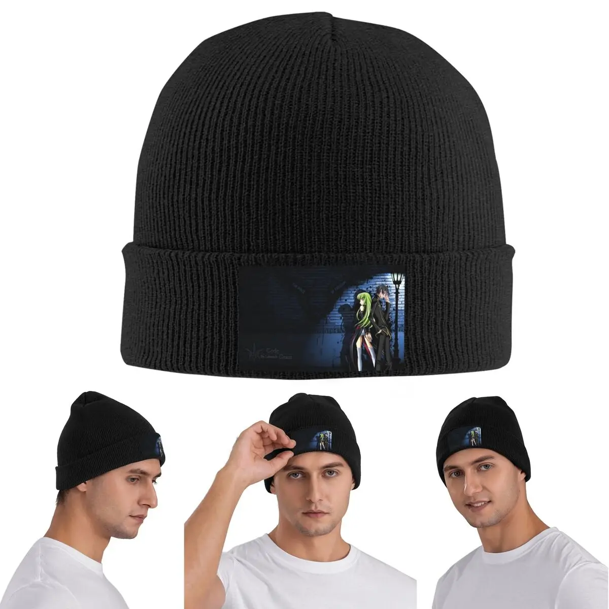 Code Geass Anime Warm Knitted Cap Winter Knit Bonnet Hat Skullies Beanies Hip Hop Caps for Unisex