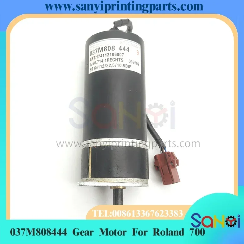 95% Original New 037M808444 Motor 80.37M44-80804 Gear Motor 037M 808 444 Ink Key Engine For Roland 700 Machine Parts