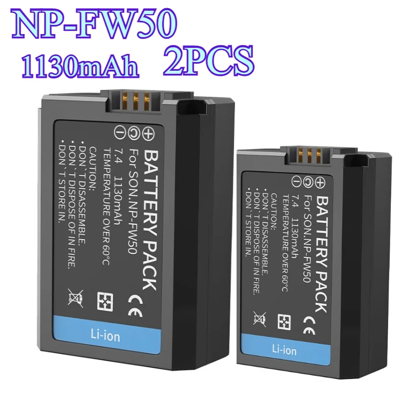 2PCS 1130Mah Replac… - image