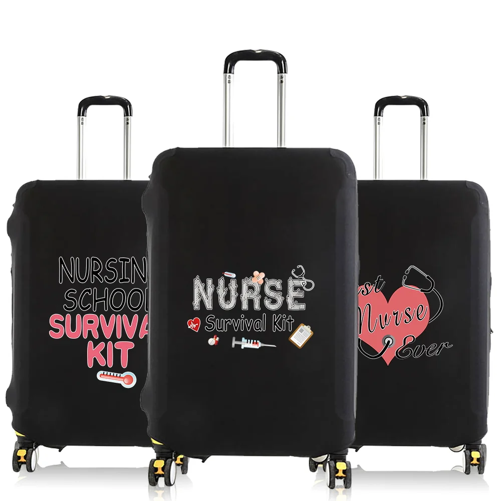 

Модный защитный чехол для багажа с узором медсестры, чехол на тележке, портативный чехол для путешествий, отдыха на открытом воздухе, чехлы для багажа 18-32 дюймов