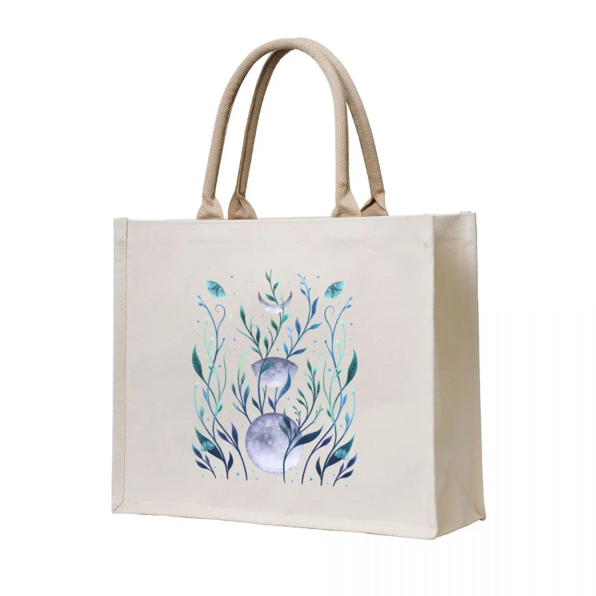 

Phase & grow - Teal Tote Bag Custom bag handbag cloth bag woman