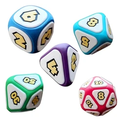 7 Pc Mushroom Party Tabletop Role-Playing Game Dice Plastic D D Family Tabletop Board Games Dice