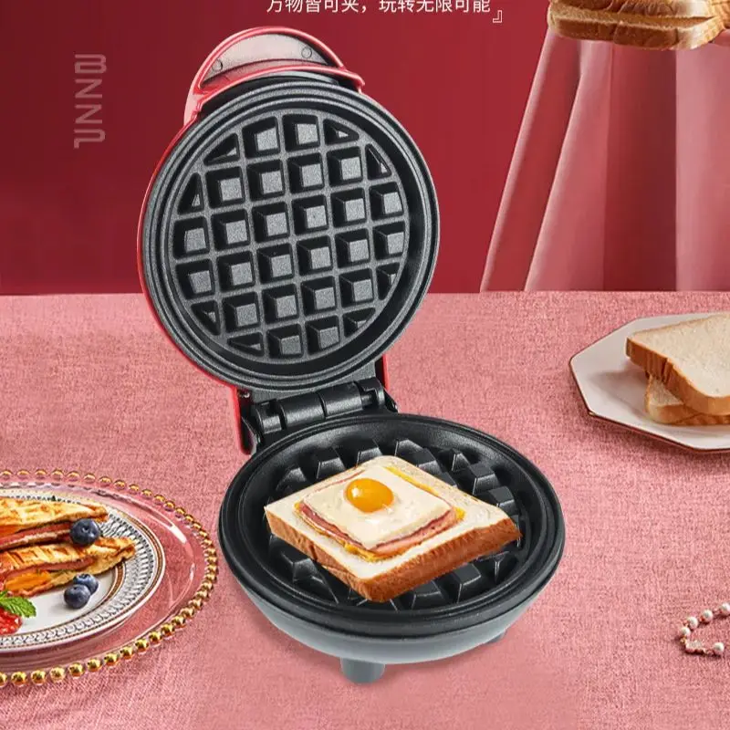 Home Bread Machine Pancake Maker Mini Baking Cake Waffle Maker Sandwich Breakfast Machine