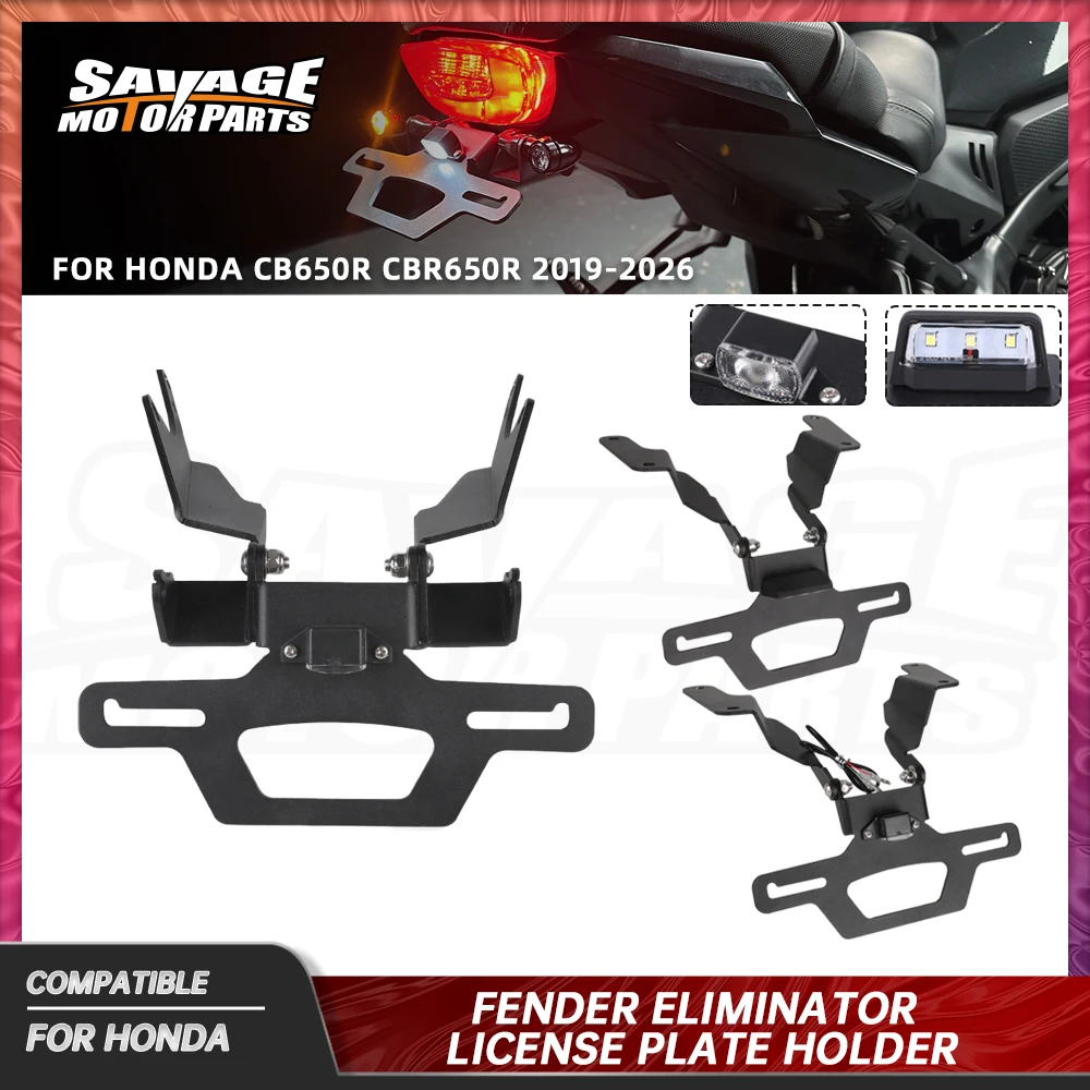 cb-cbr-650r-license-plate-holder-for-honda-cb650r-cbr650r-2019-2026-motorcycle-fender-eliminator-tail-frame-led-plate-light