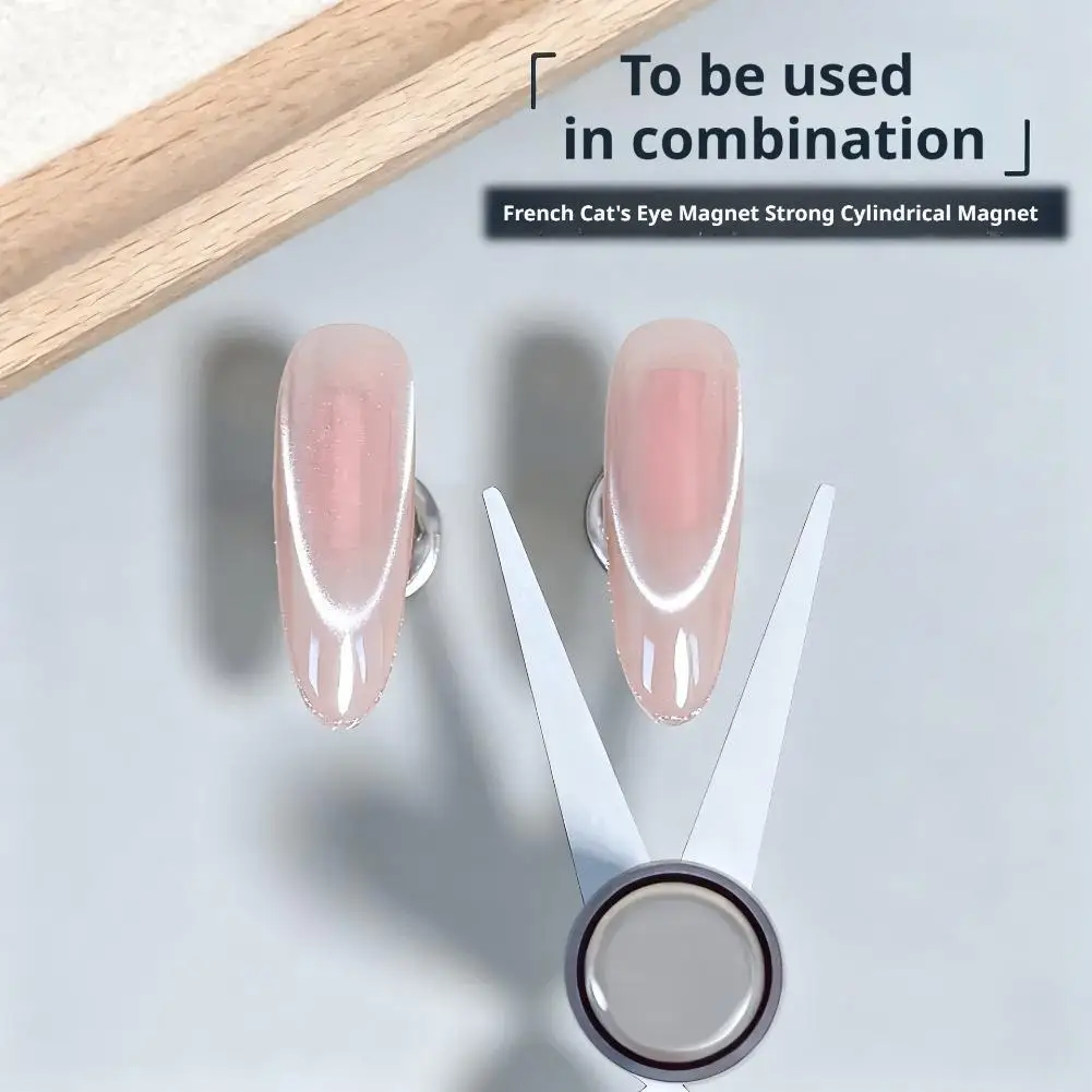 Ensemble d'aimants pour Nail Art français à Double tête, combinaison de tiges magnétiques œil de chat, pour Nail Art, bricolage, effet en forme de V, vernis à ongles Gel, aimant