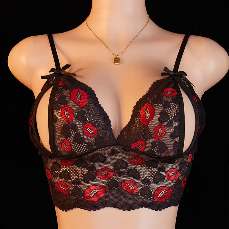New V-Neck Sexy Pajama Set For Women Desire Lingerie Sleeveless Backless Sheer Nightgown Set With Lace Open Bra And Boxer Shorts