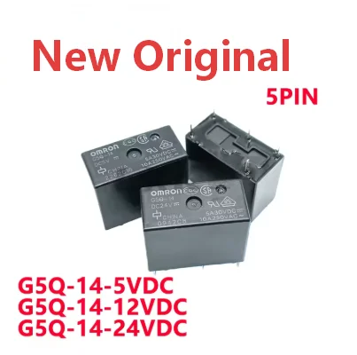 5/PCS New G5SB G5Q-14-5VDC G5Q-14-12VDC G5Q-14-24VDC 1A 5PIN  Power relay Ship Immediately