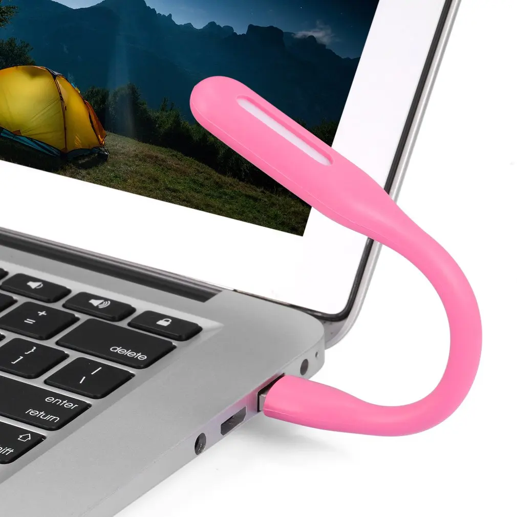 USB LED Light Lamp Portable PC Notebook Eye Protection Mini Adjustable Flexible Night Working Book Light