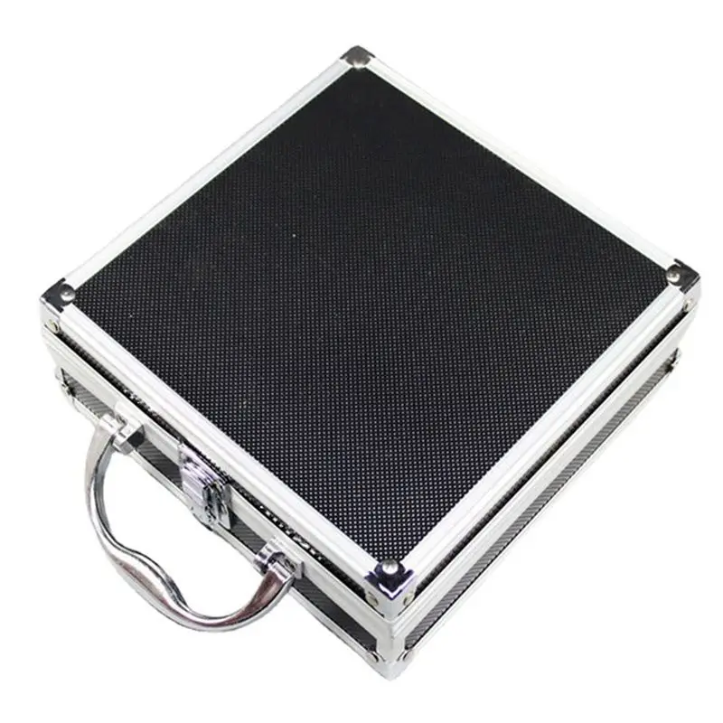 [HOT!】 Aluminum Alloy Toolbox Accessories Storage Box Practical Aluminum Suitcase Small Toolbox Storage Box Durable Easy To Use