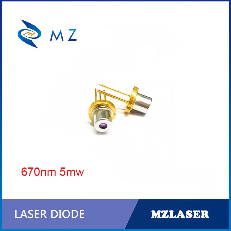 Red  670nm 5mw Laser Diode TO5.6 Packaging Φ5.6mm Industrial