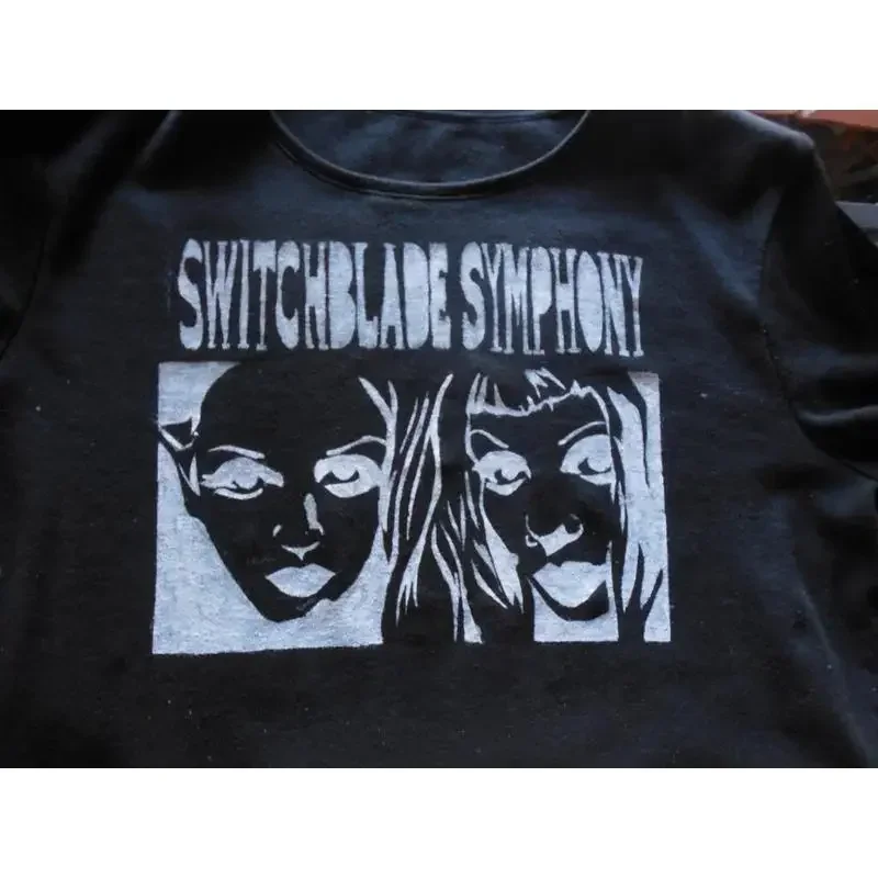 Switchblade Symphony Band For Fan  Black T Shirt HE1211