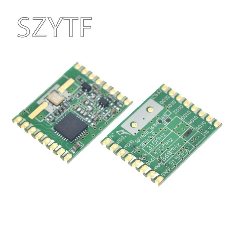 1pcs  RFM69W RFM69 | 433MHZ | 868MHZ  | 915MHZ FSK transceiver module 20dBm Frequency