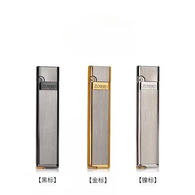 ZORRO High-end Kerosene Lighter Mini Metal Cigarette Lighter Windproof Lighter Portable Open Flame Lighter Gifts for Boyfriend